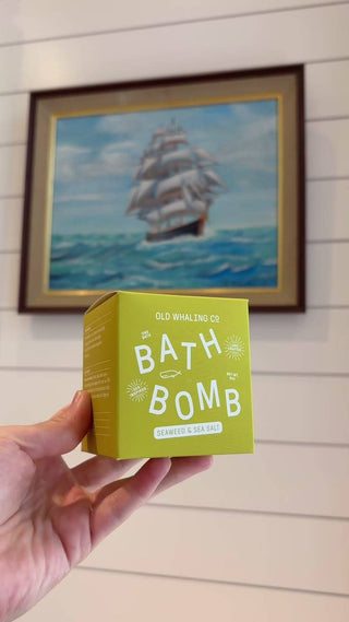 Seaweed & Sea Salt Bath Bomb - Pretty by Her- handmade locally in Cambridge, Ontario