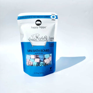 Shark Attack - Mini Bath Bombs - Gift Bag - Pretty by Her - handmade locally in Cambridge, Ontario