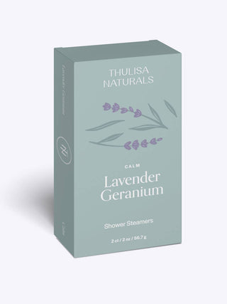 Shower steamers | Lavender Geranium | 2 pack gift set - Pretty by Her - handmade locally in Cambridge, Ontario