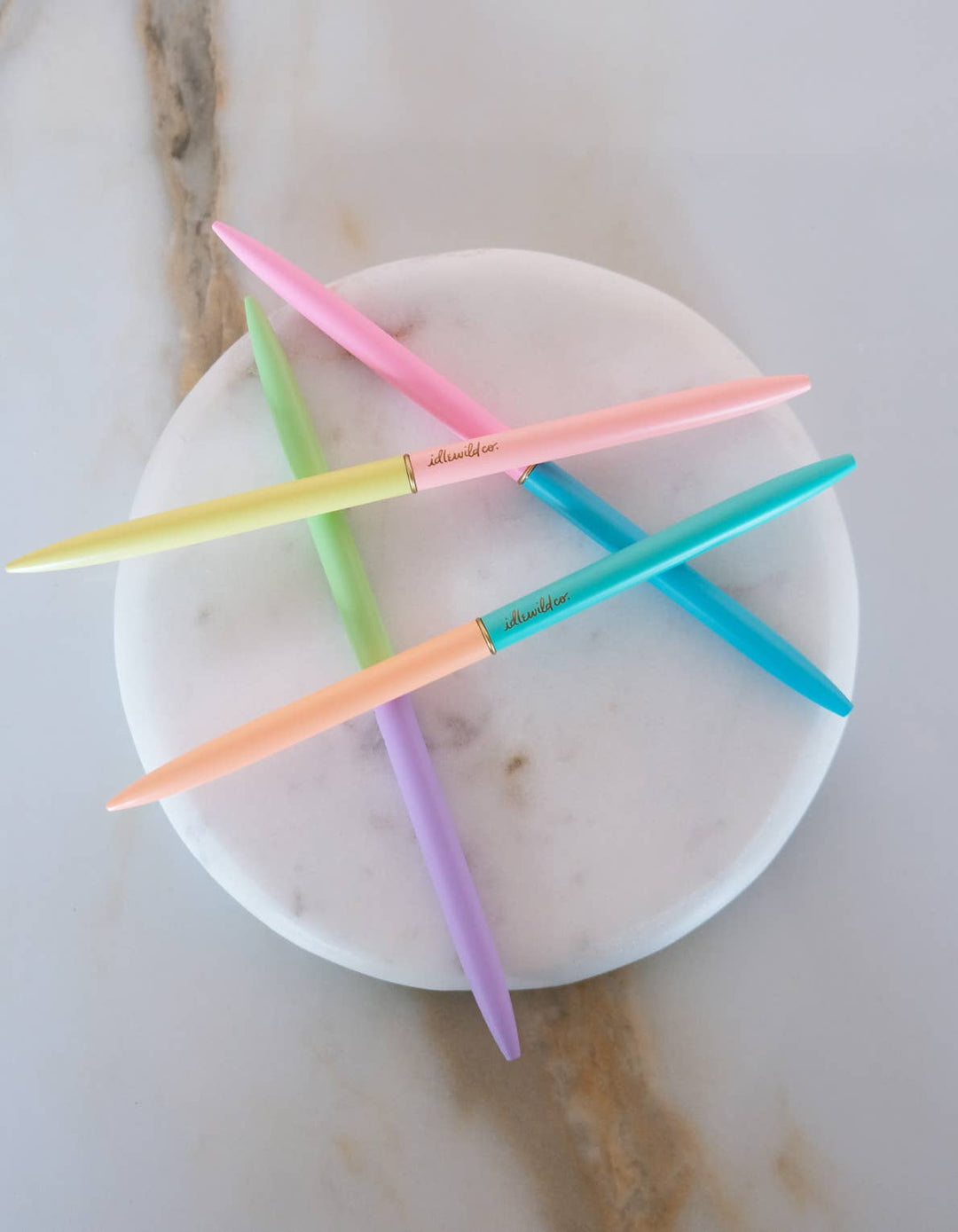 Slim Pens Set of Four | Duo - Tone Neons - Pretty by Her - handmade locally in Cambridge, Ontario