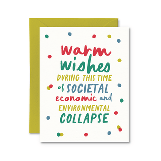 Societal Collapse Card - Pretty by Her - handmade locally in Cambridge, Ontario
