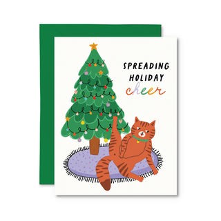 Spreading Holiday Cheer Card - Pretty by Her - handmade locally in Cambridge, Ontario