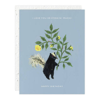 Stinker - Birthday Card - Pretty by Her- handmade locally in Cambridge, Ontario