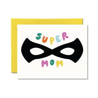 Super Mom Card - Pretty by Her - handmade locally in Cambridge, Ontario
