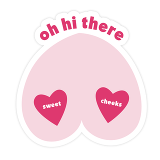 Sweet Cheeks Magnet - Pretty by Her - handmade locally in Cambridge, Ontario
