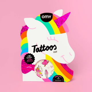 TEMPORARY TATOOS - UNICORN - Pretty by Her- handmade locally in Cambridge, Ontario