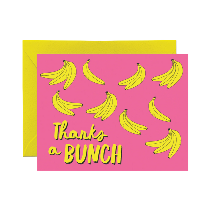 Thanks a Bunch Card - Pretty by Her - handmade locally in Cambridge, Ontario