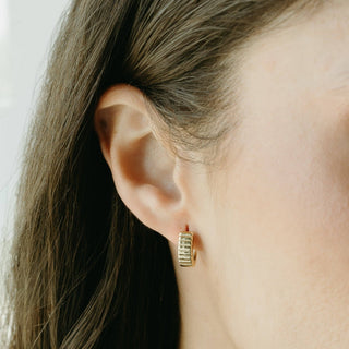 The Sienna Hoops - Pretty by Her- handmade locally in Cambridge, Ontario