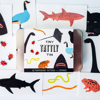 Tiny Animal Tattoo Tin - Pretty by Her - handmade locally in Cambridge, Ontario