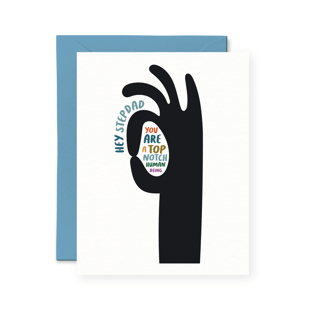 Top Notch Stepdad Card - Pretty by Her - handmade locally in Cambridge, Ontario