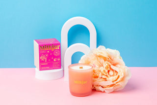 Wallflower - Tobacco & Peony Coconut Soy Candle - Pretty by Her- handmade locally in Cambridge, Ontario