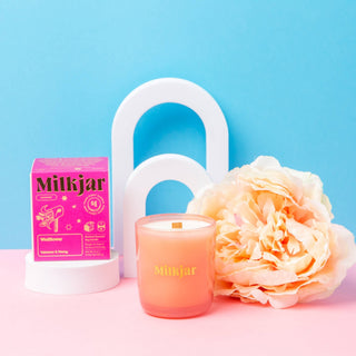 Wallflower - Tobacco & Peony Coconut Soy Candle - Pretty by Her- handmade locally in Cambridge, Ontario
