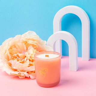 Wallflower - Tobacco & Peony Coconut Soy Candle - Pretty by Her- handmade locally in Cambridge, Ontario