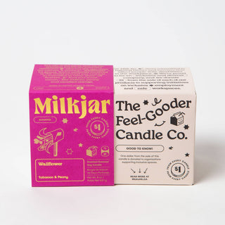Wallflower - Tobacco & Peony Coconut Soy Candle - Pretty by Her- handmade locally in Cambridge, Ontario