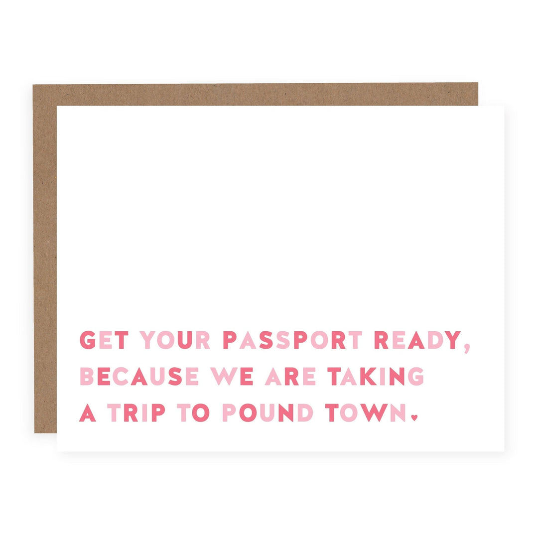 Wholesale | Get Your Passport Ready | Card - Pretty by Her- handmade locally in Cambridge, Ontario