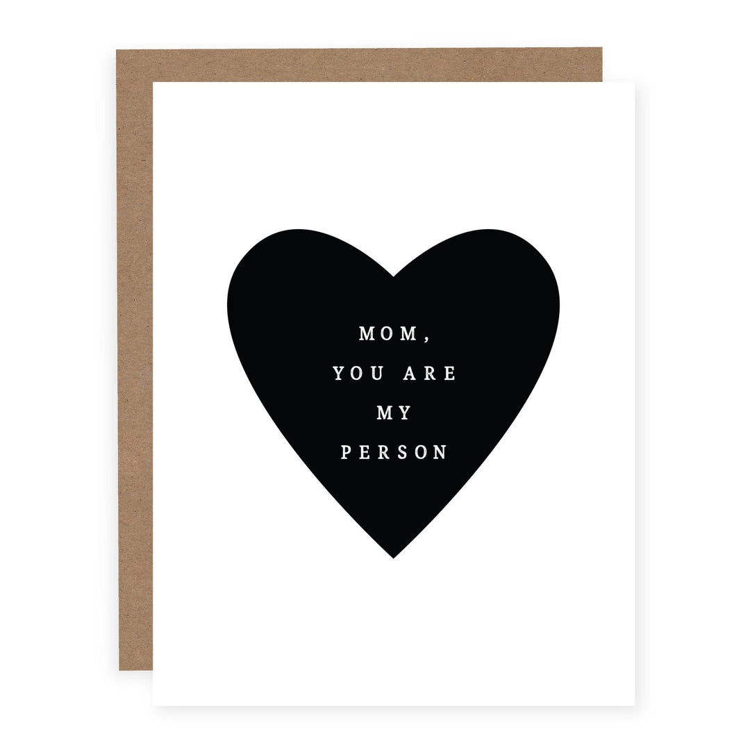 WHOLESALE | Mom You are my Person | Card - Pretty by Her- handmade locally in Cambridge, Ontario