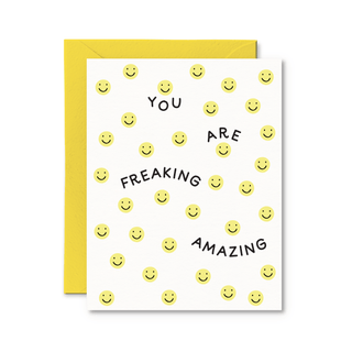 You Are Freaking Amazing Card - Pretty by Her - handmade locally in Cambridge, Ontario