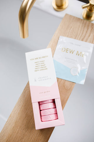 You Are So Pretty Shower Steamers - Rosé Garden - Set of 8 Tabs - Pretty by Her - handmade locally in Cambridge, Ontario