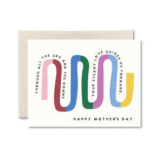 Your Steady Love Guides Us Forward Mother's Day Card - Pretty by Her - handmade locally in Cambridge, Ontario