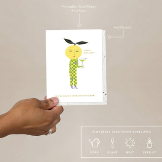 Yuzu - Birthday Card - Pretty by Her- handmade locally in Cambridge, Ontario