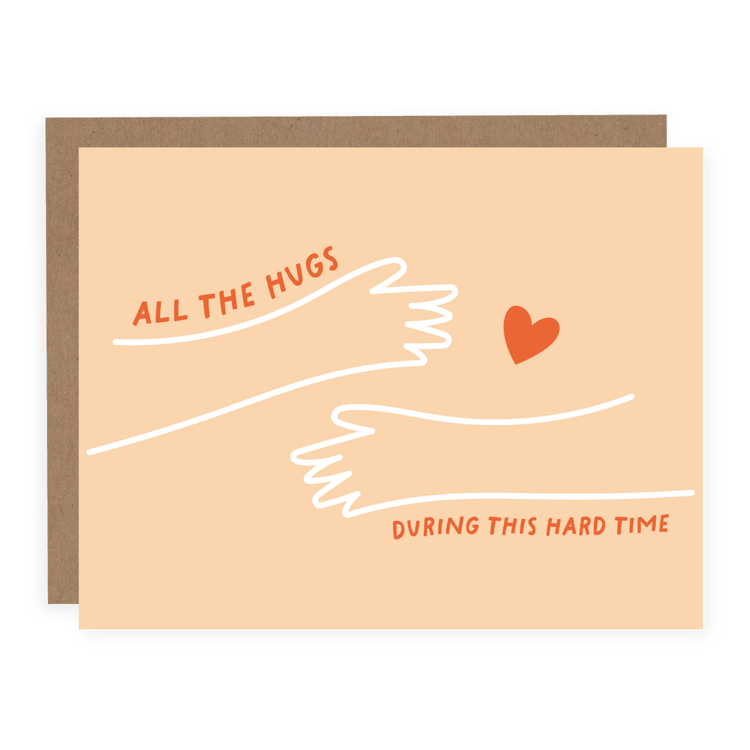 All the Hugs | Card - Pretty by Her- handmade locally in Cambridge, Ontario