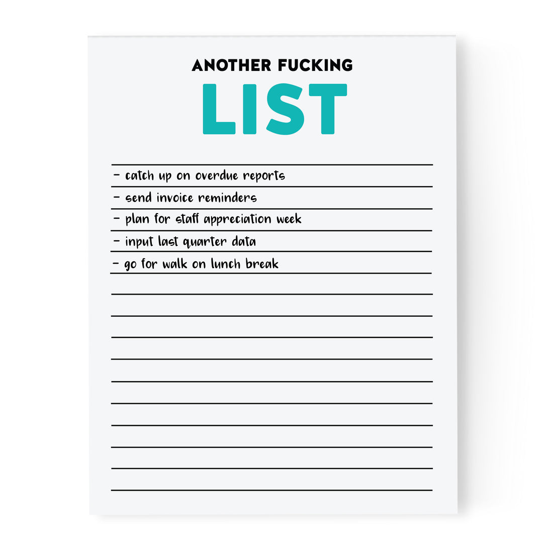 Another Fucking List | Notepad