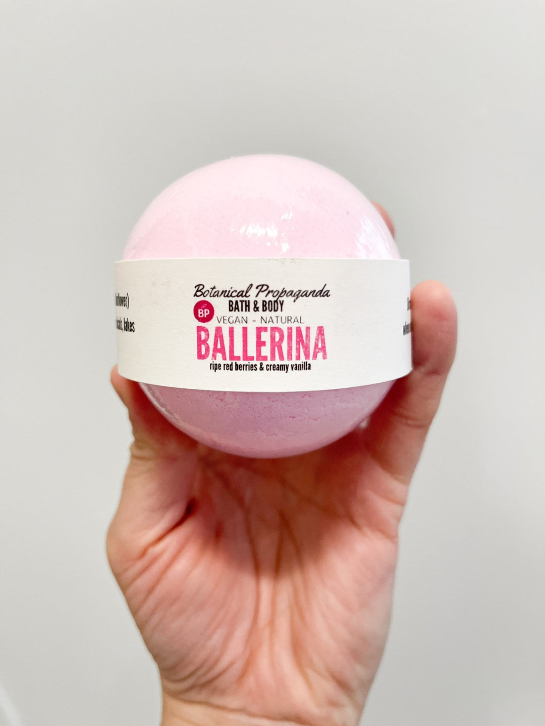 Ballerina Bath Bomb | Botanical Propaganda - Pretty by Her- handmade locally in Cambridge, Ontario