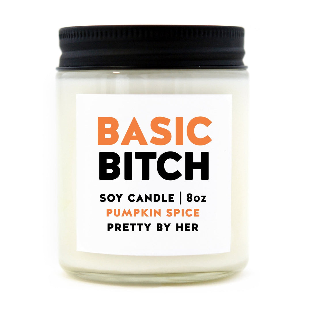 funny fall candle