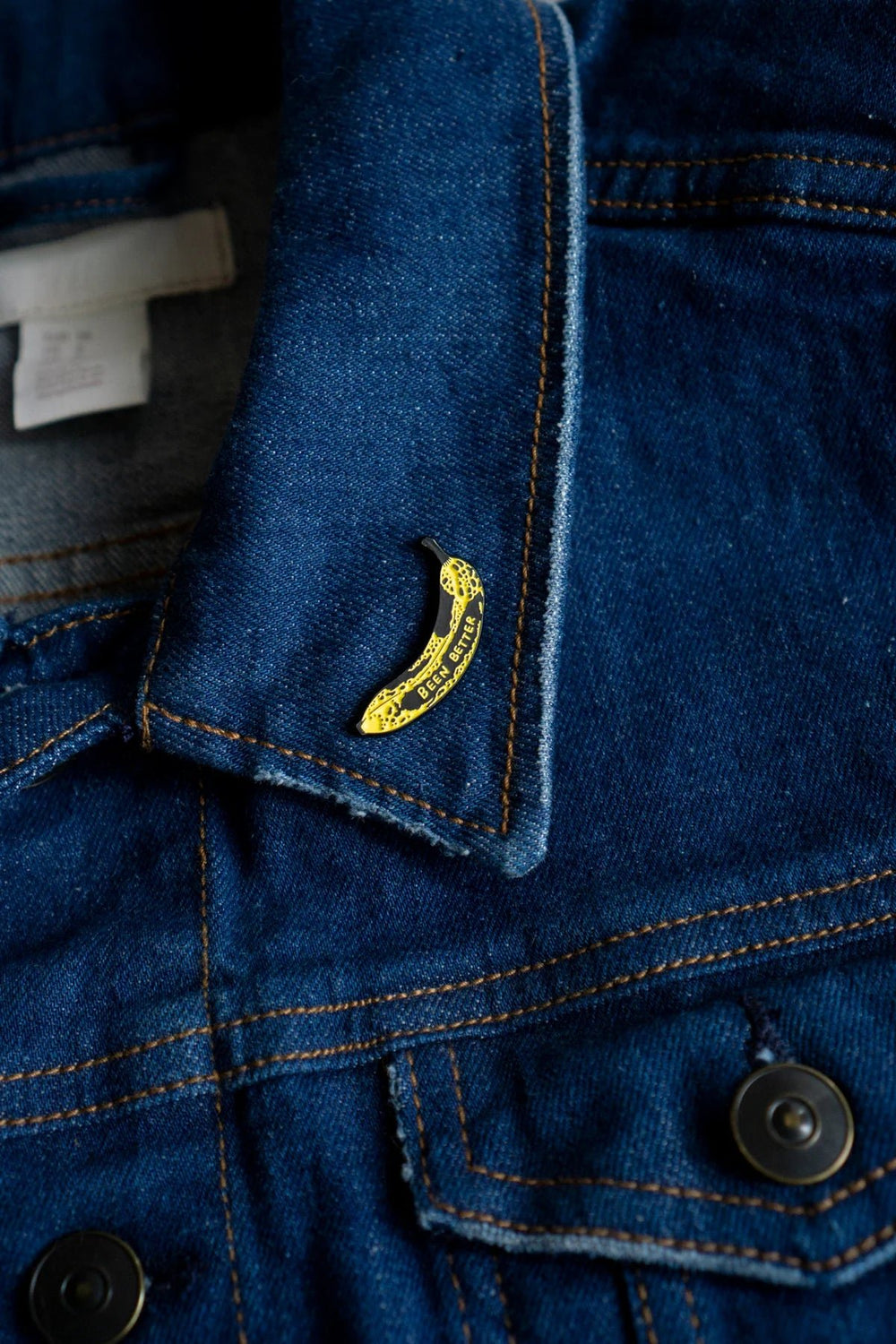 Been Better (Banana) Pin | Stay Home Club - Pretty by Her- handmade locally in Cambridge, Ontario