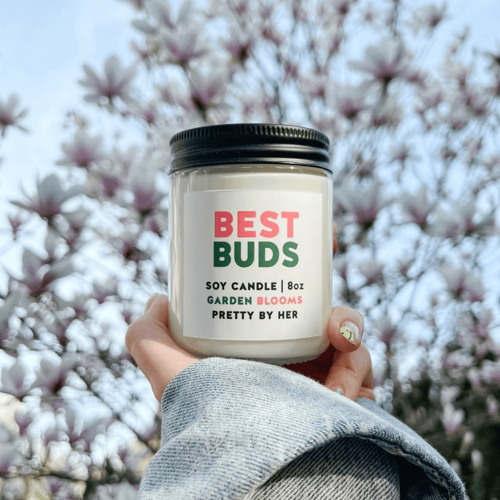 Best Buds | Soy Wax Candle - Pretty by Her- handmade locally in Cambridge, Ontario
