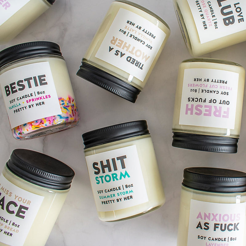 Bestie | Candle - Pretty by Her- handmade locally in Cambridge, Ontario