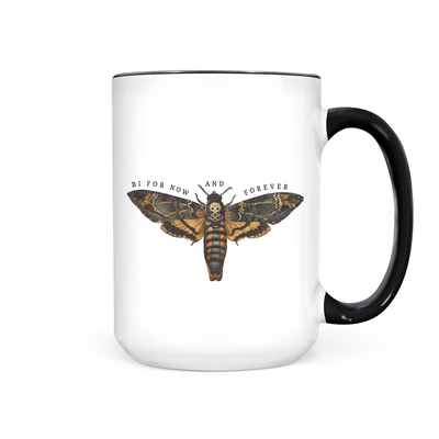 Bisexual Moth | Mug - Pretty by Her- handmade locally in Cambridge, Ontario