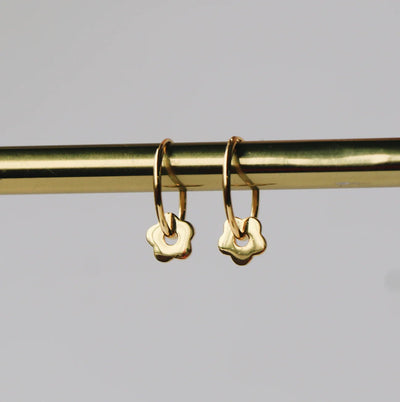 Blomyo Gold Hoop Earrings | Horace Jewelry - Pretty by Her- handmade locally in Cambridge, Ontario