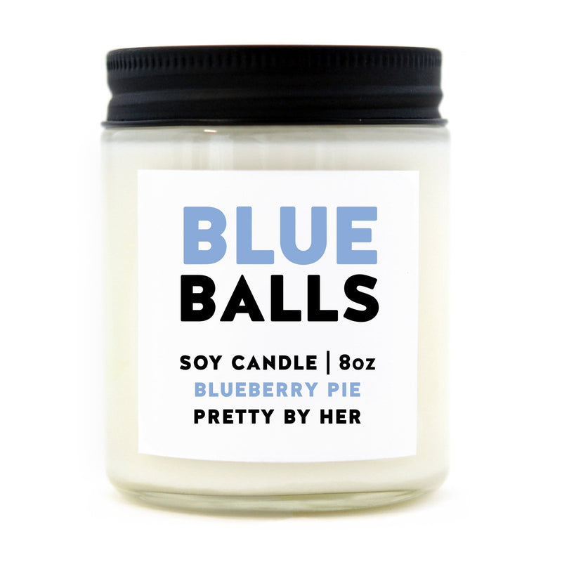 Blue Balls | Candle - Pretty by Her- handmade locally in Cambridge, Ontario