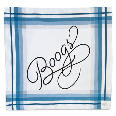 Boogs Mankerchief - Plaid Edge | Boldfaced Goods - Pretty by Her- handmade locally in Cambridge, Ontario