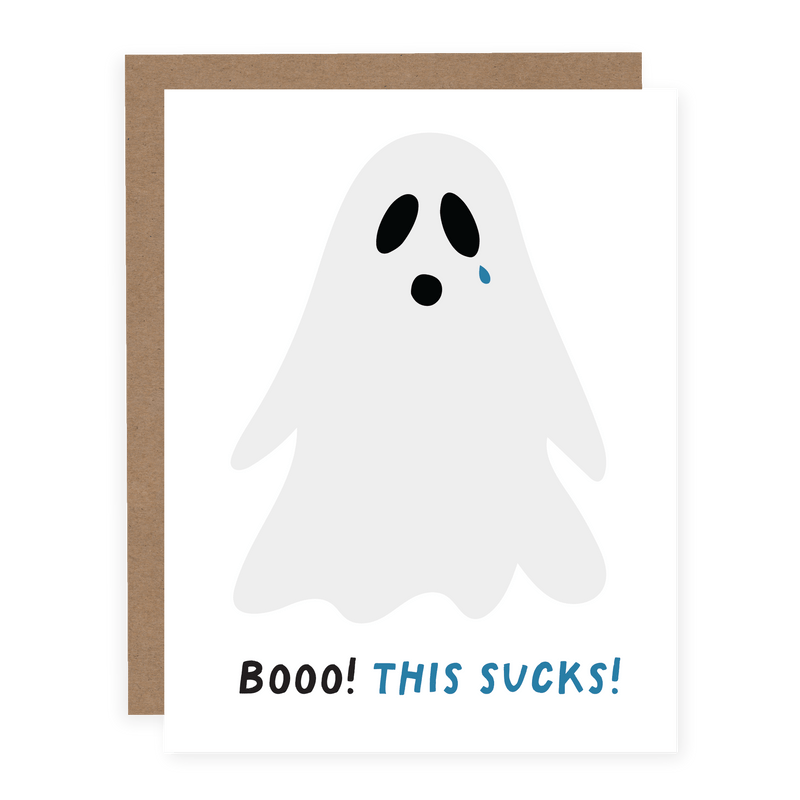 Booo! This Sucks! | Card - Pretty by Her- handmade locally in Cambridge, Ontario