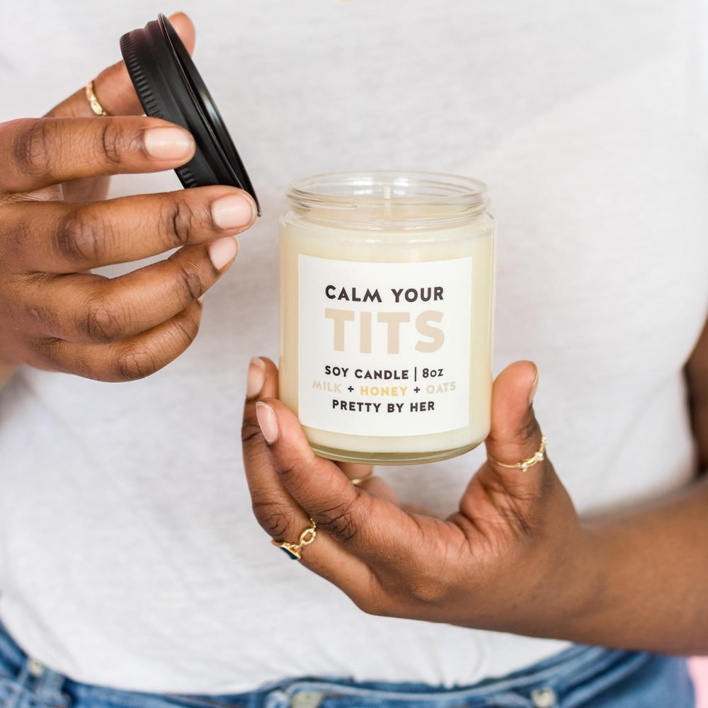 Calm your Tits | Candle - Pretty by Her- handmade locally in Cambridge, Ontario