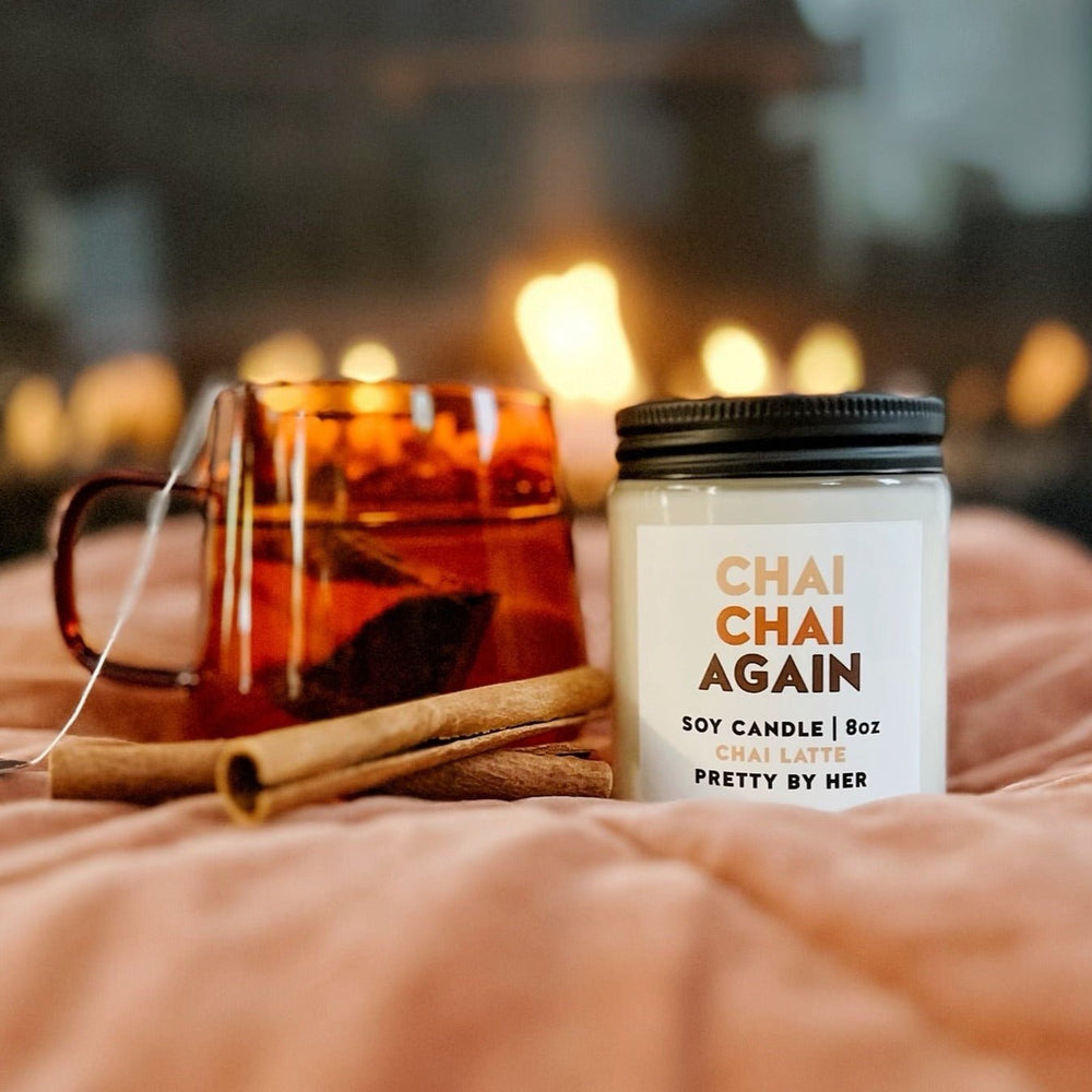 Chai Chai Again | Soy Wax Candle - Pretty by Her- handmade locally in Cambridge, Ontario