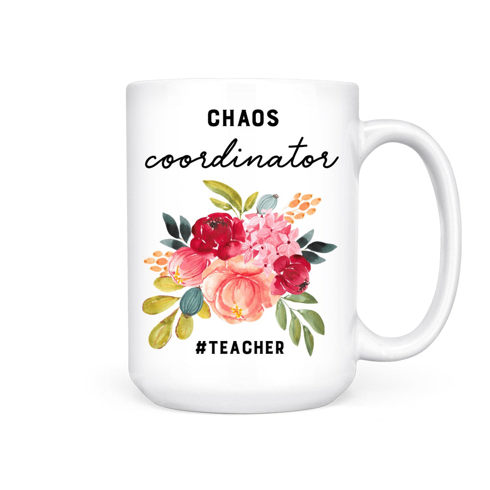 Chaos Coordinator Teacher | Mug - Pretty by Her- handmade locally in Cambridge, Ontario