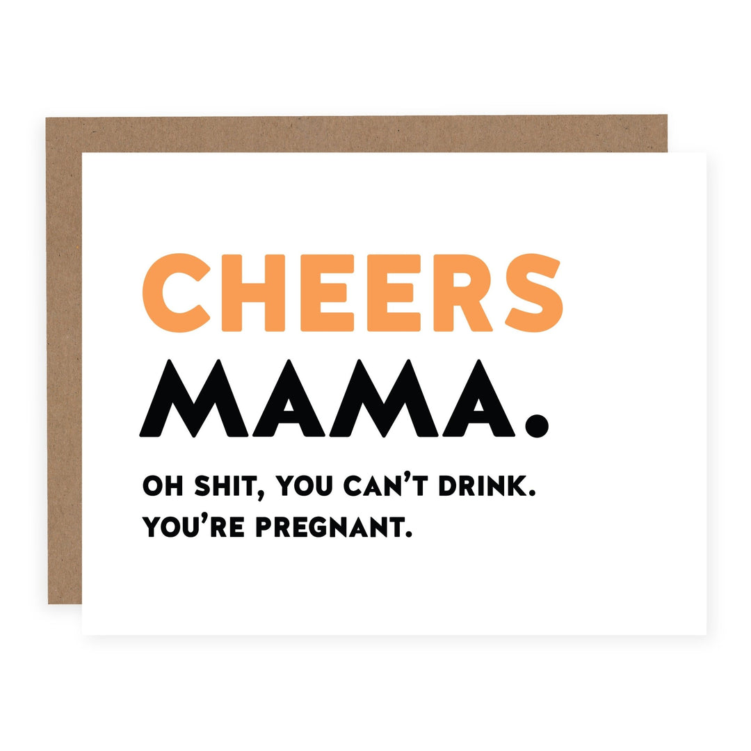 Cheers Mama | Card - Pretty by Her- handmade locally in Cambridge, Ontario