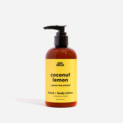 Coconut Lemon Hand & Body Lotion | Epic Blend - Pretty by Her- handmade locally in Cambridge, Ontario