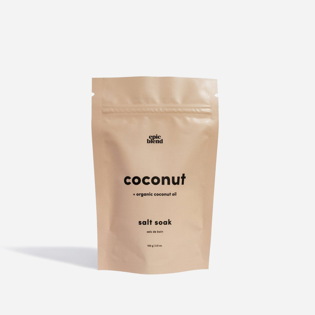 Coconut Salt Soak | Epic Blend - Pretty by Her- handmade locally in Cambridge, Ontario