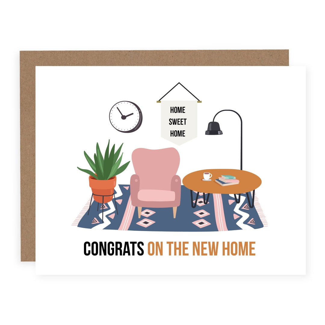 Congrats on the New Home | Card - Pretty by Her- handmade locally in Cambridge, Ontario