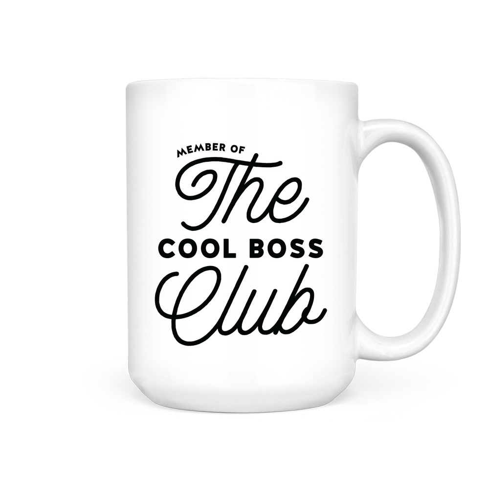 Cool Boss Club | Mug - Pretty by Her- handmade locally in Cambridge, Ontario