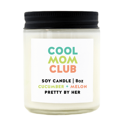 Cool Mom Club | Soy Wax Candle - Pretty by Her- handmade locally in Cambridge, Ontario