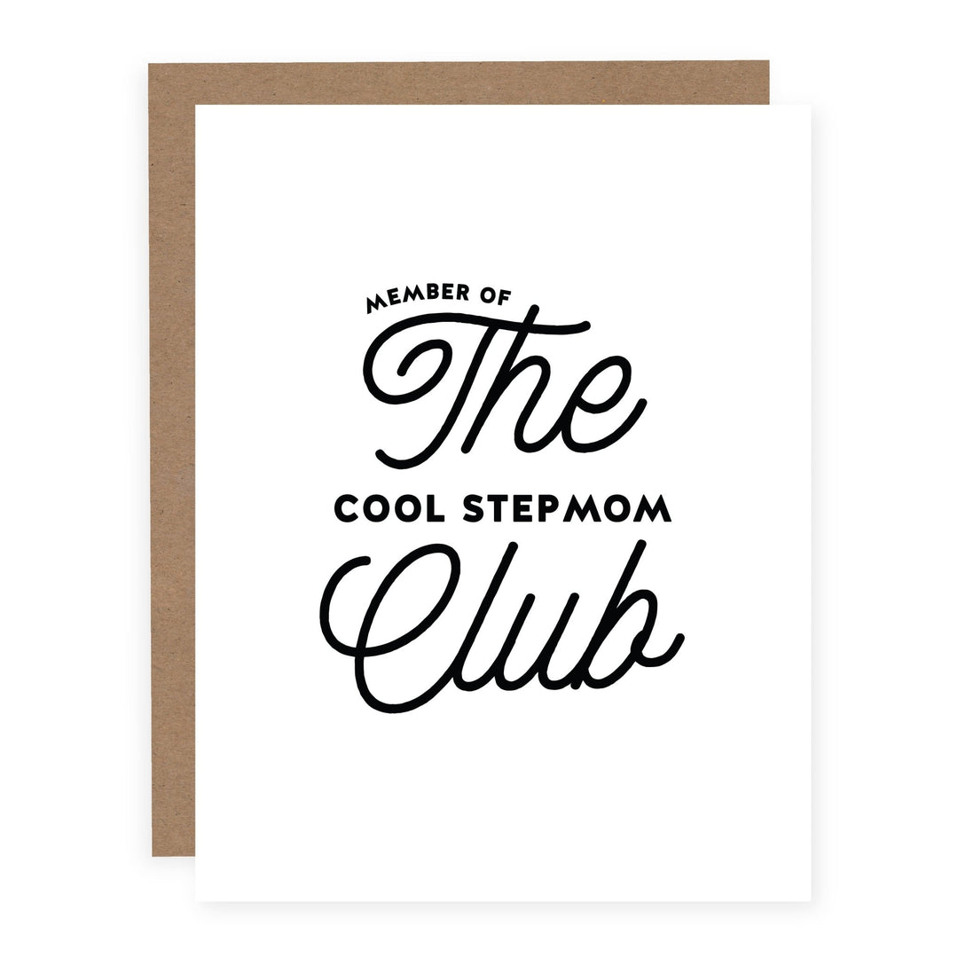 Cool Stepmom Club | Card - Pretty by Her- handmade locally in Cambridge, Ontario