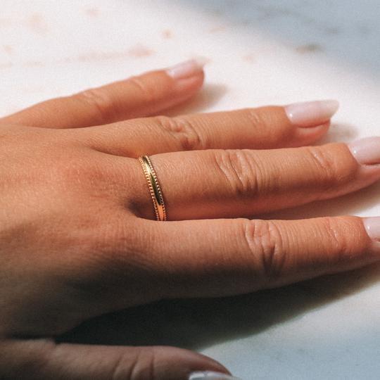 Courro Gold Ring | Horace Jewelry - Pretty by Her- handmade locally in Cambridge, Ontario