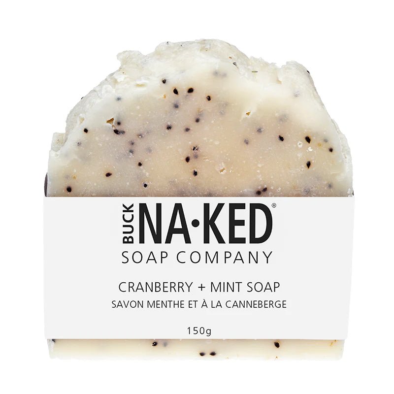 Cranberry + Mint Soap | Buck Naked Soap Company - Pretty by Her- handmade locally in Cambridge, Ontario