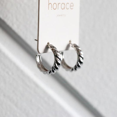 Cressa Silver Earrings | Horace Jewelry - Pretty by Her- handmade locally in Cambridge, Ontario