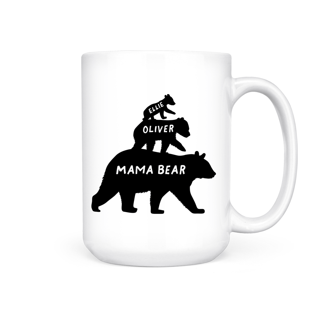 Customized Mama Bear | Mug - Pretty by Her- handmade locally in Cambridge, Ontario